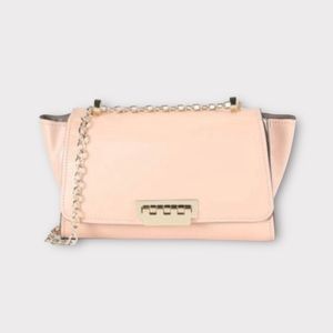 ZAC Zac Posen Mini Eartha Crossbody Bag Purse Leather Blush Luxury Designer NWT